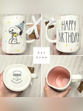 Rae Dunn Peanuts Snoopy Mug